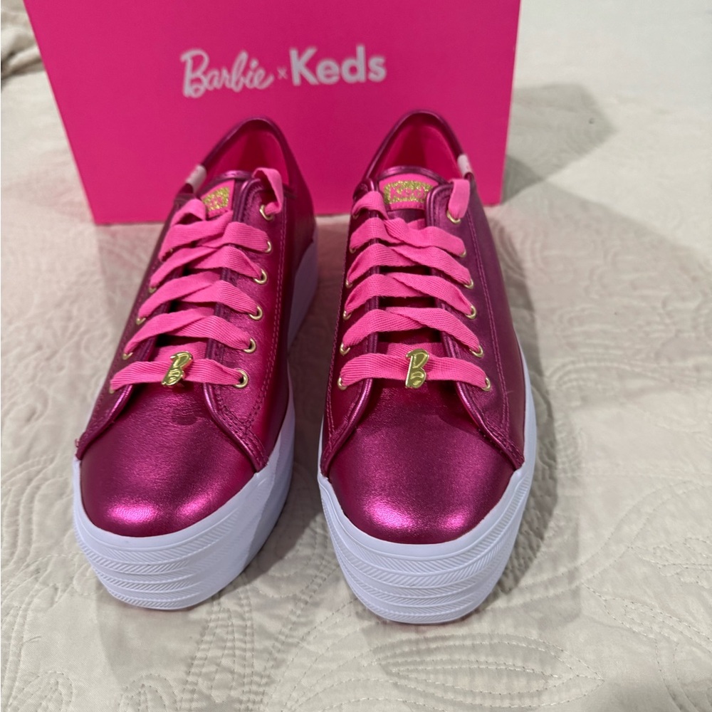 Keds Metallic Pink Women's Athletic Shoes